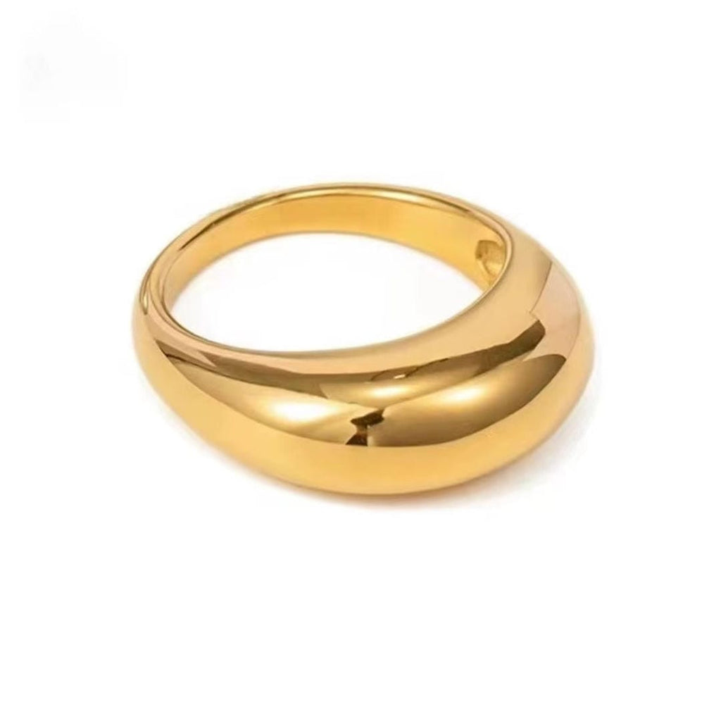 Zeitloser Goldbogenring