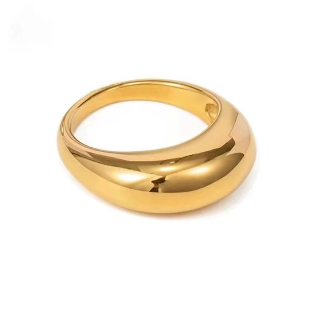 Zeitloser Goldbogenring
